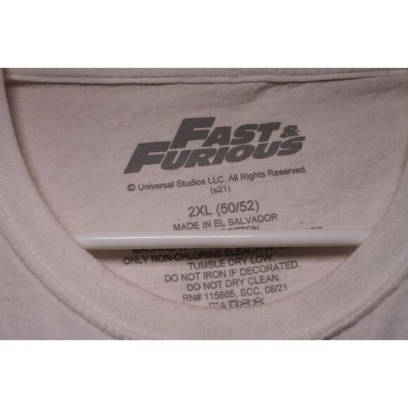 Fast & Furious Street Racing Graphic T-Shirt - Size XXL - Picture 4 of 5